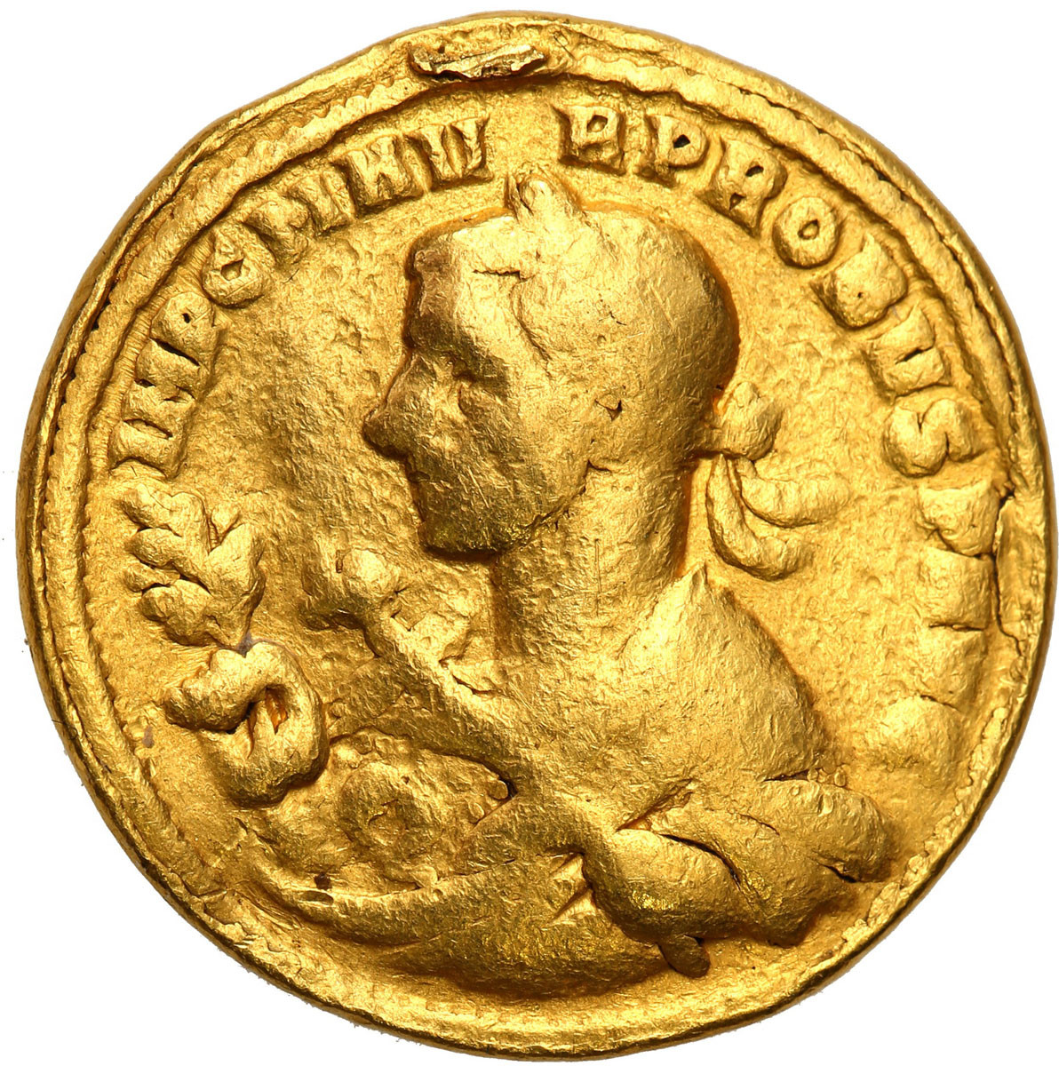 Cesarstwo Rzymskie. Probus (276 282). Aureus (278), Siscia - RZADKI